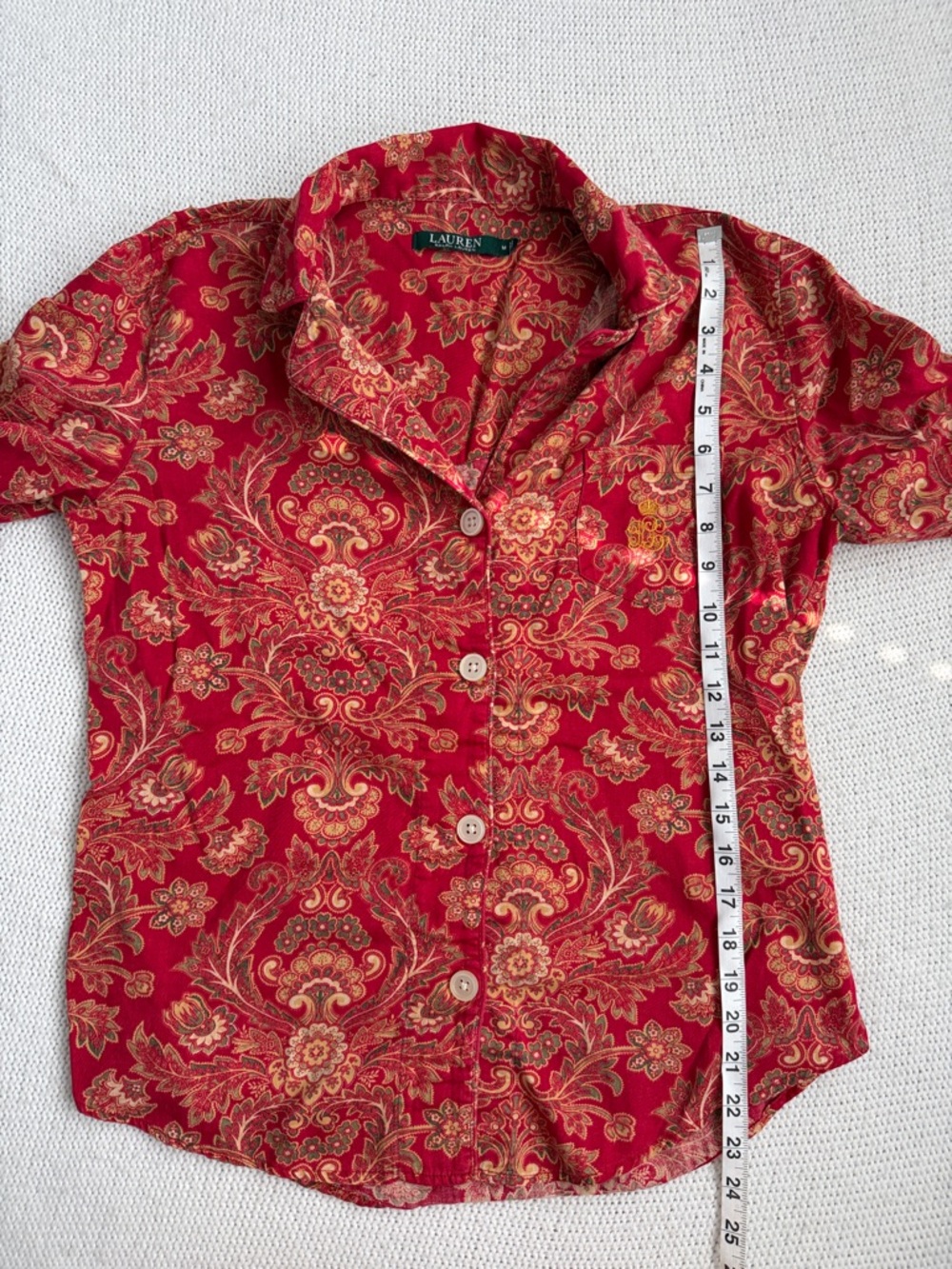 Ralph Lauren 100% Cotton Pajama Set Size Medium - Picture 5 of 12